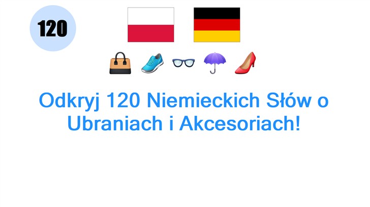 Odkryj 120 Niemieckich Słów o Ubraniach i Akcesoriach!